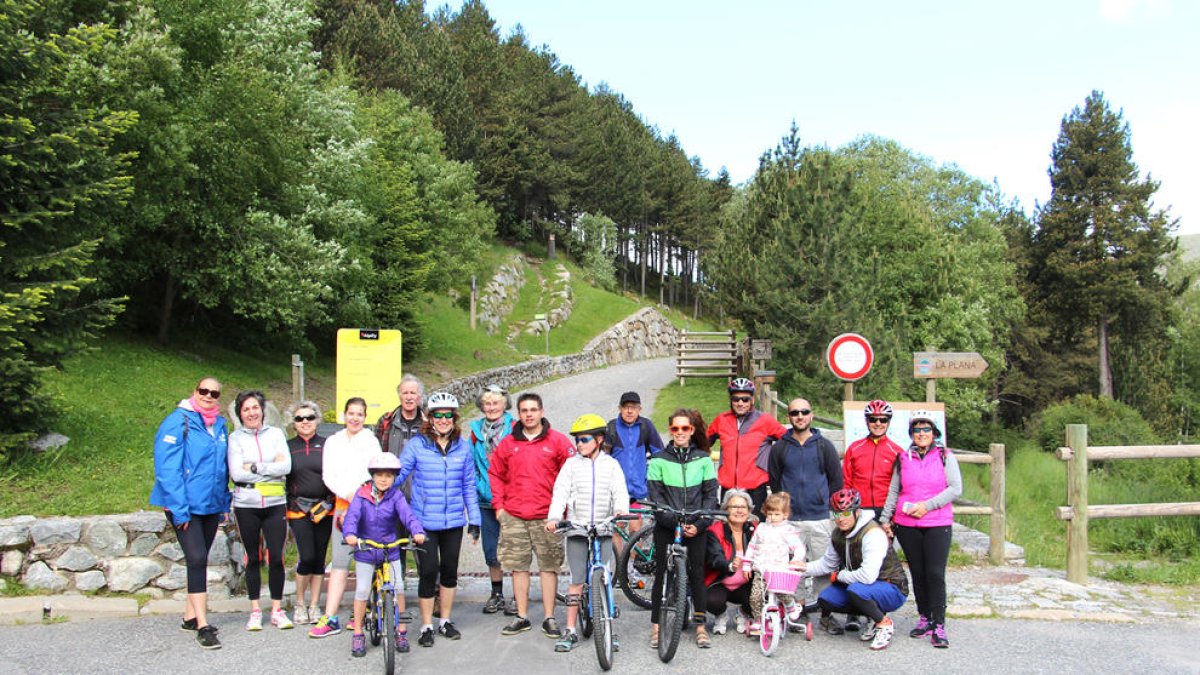 Bicicletada popular de l'associació d'empreses d'Encamp