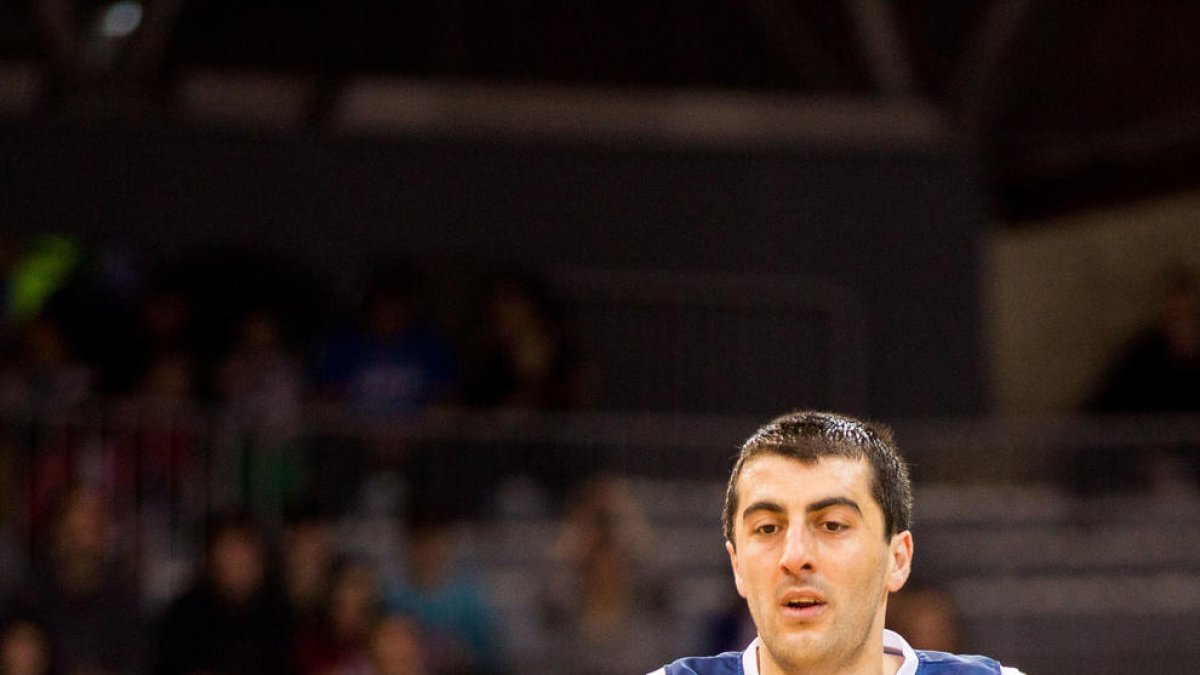 Shermadini, en un partit anterior al Poliesportiu d'Andorra