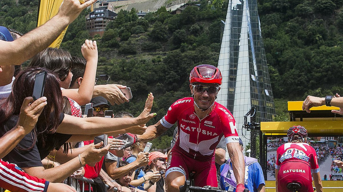 'Purito' torna a competir per ordre de l'equip Katusha