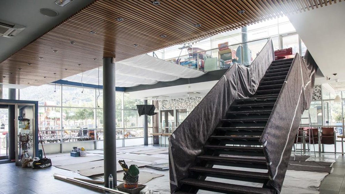 El local on anirà ubicada la Casa Pairal, en procés d'obres