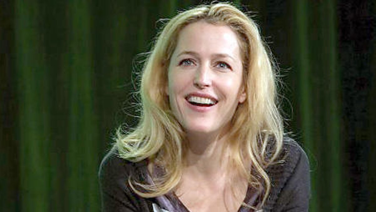 L'actriu britànica, protagonista d''Expediente X'.