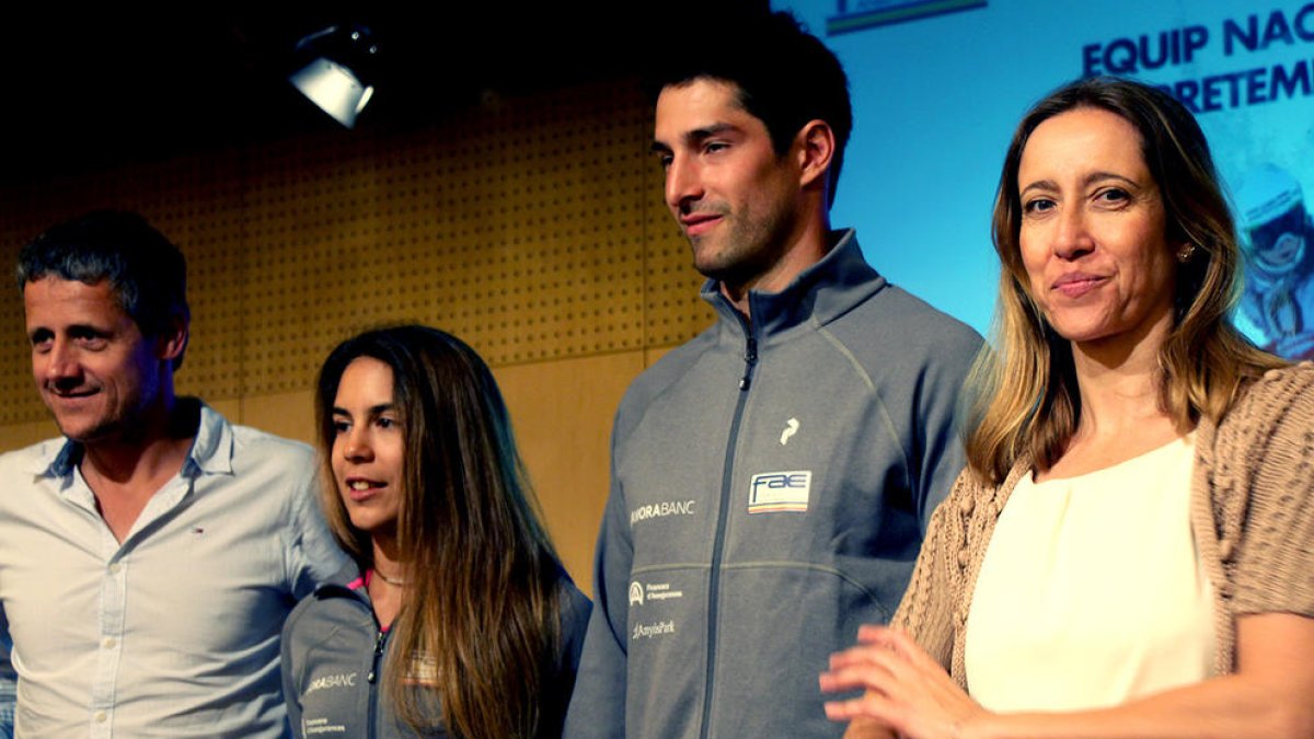 Els esportistes andorrans d'snowboard entrenaran amb la selecció francesa fins el 2018