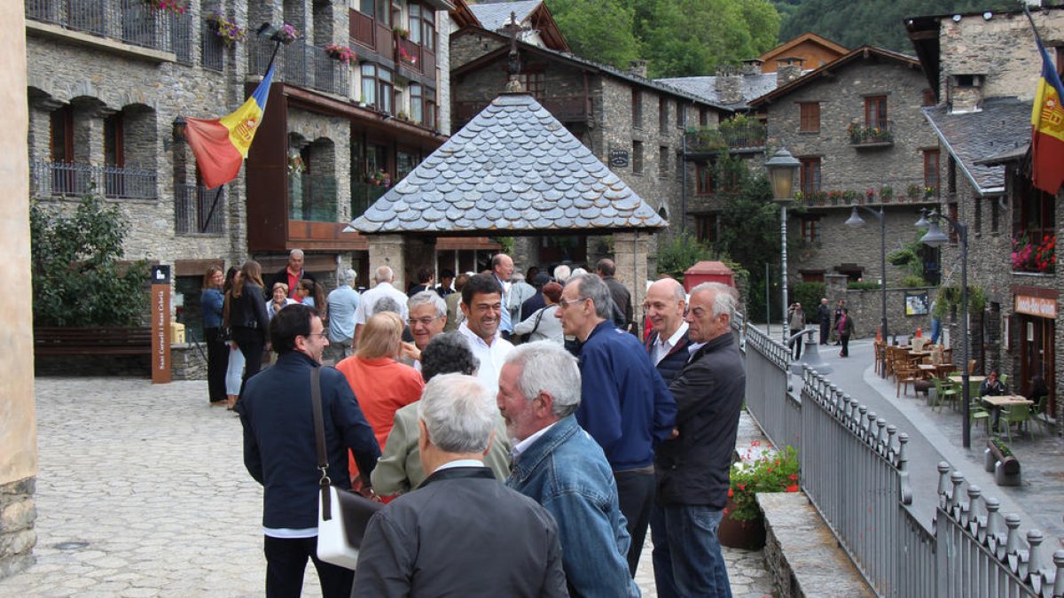 Aperitiu durant la festa Major d'Ordino
