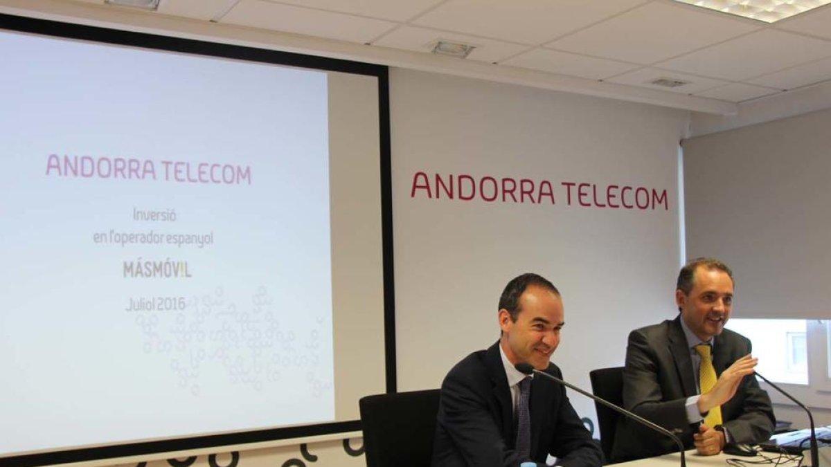 Andorra Telecom inverteix 10,5 milions en MásMóvil