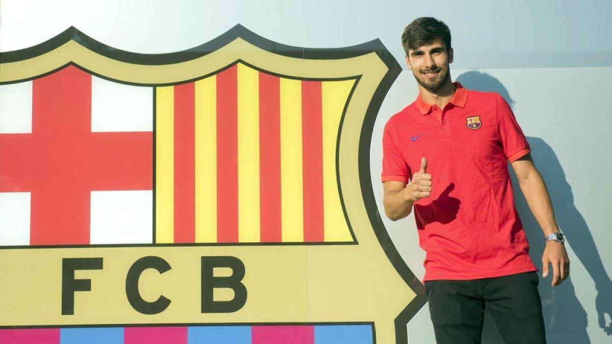 André Gomes, ambiciós en el primer dia de blaugrana