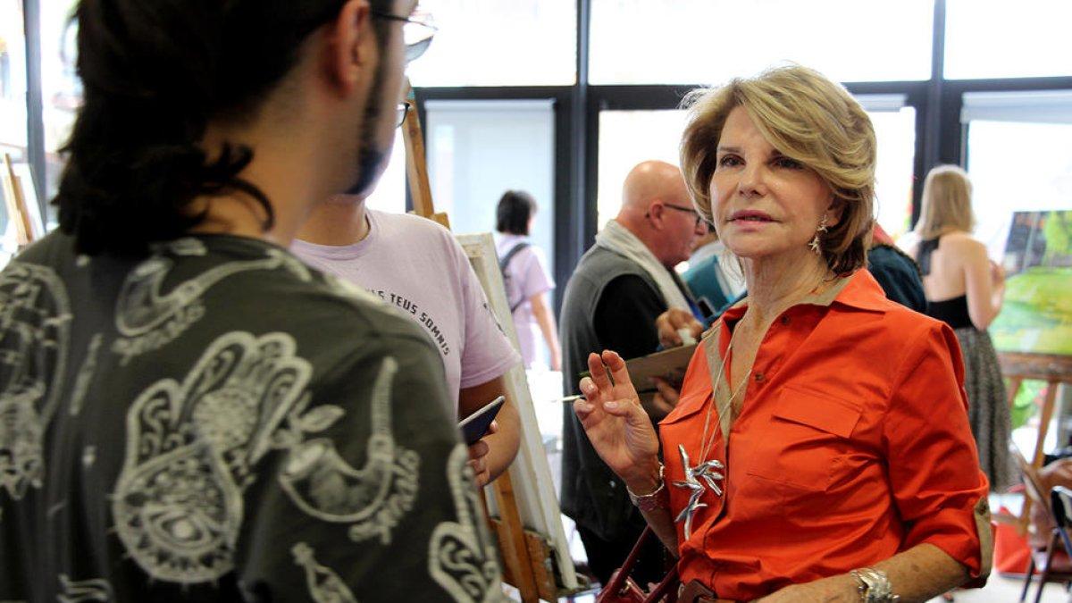 La madrina d'Art Camp, Hedva Ser