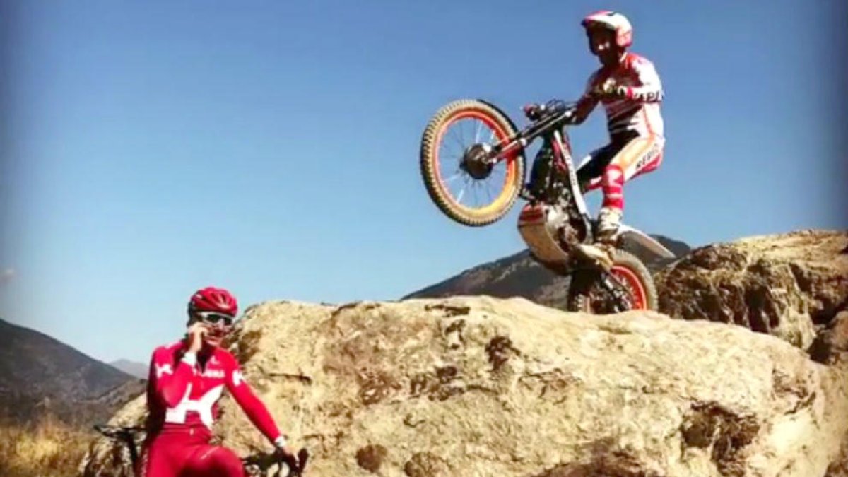 Toni Bou salta per sobre de 'Purito' a Instagram