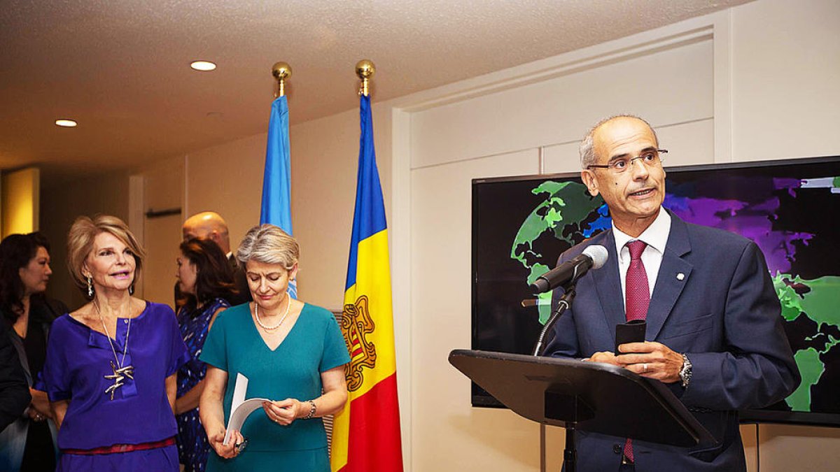 La seu de l'ONU a Nova York exposa 40 obres de l'Art Camp