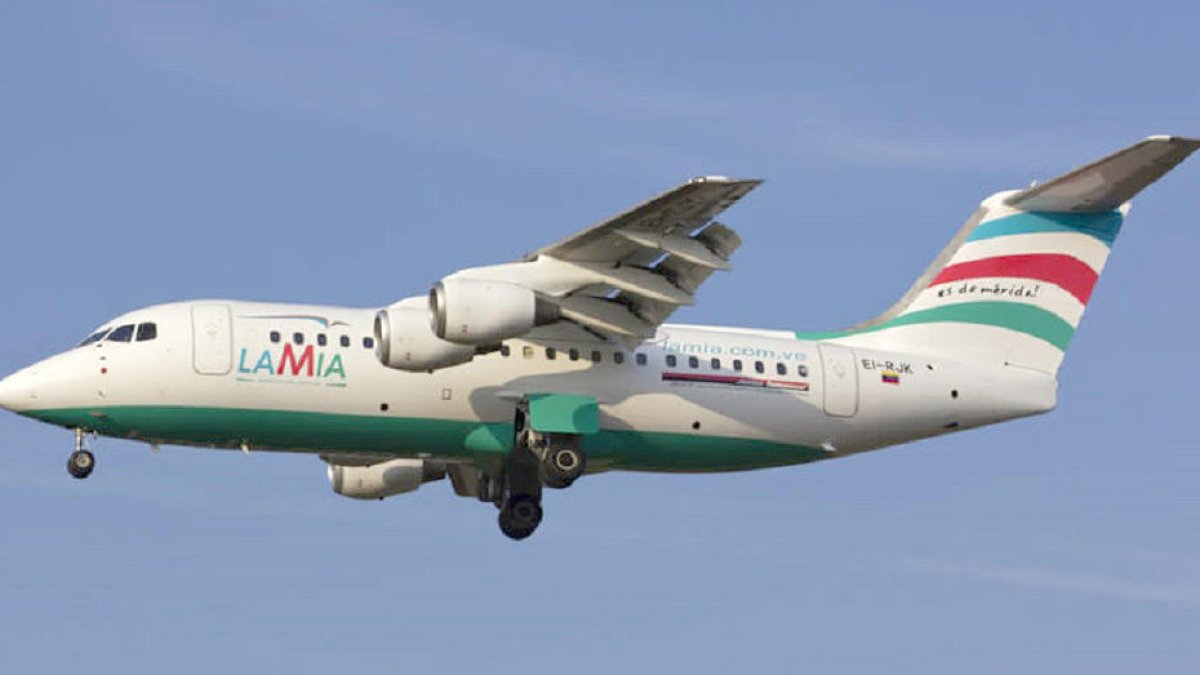 Retiren el permís per operar a l'aerolínia Lamia