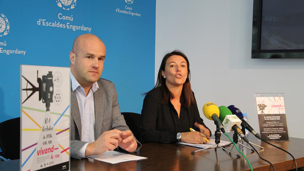 El Cònsol menor d'Escaldes-Engordany, Marc Calvet i Cristina Palmitjavila