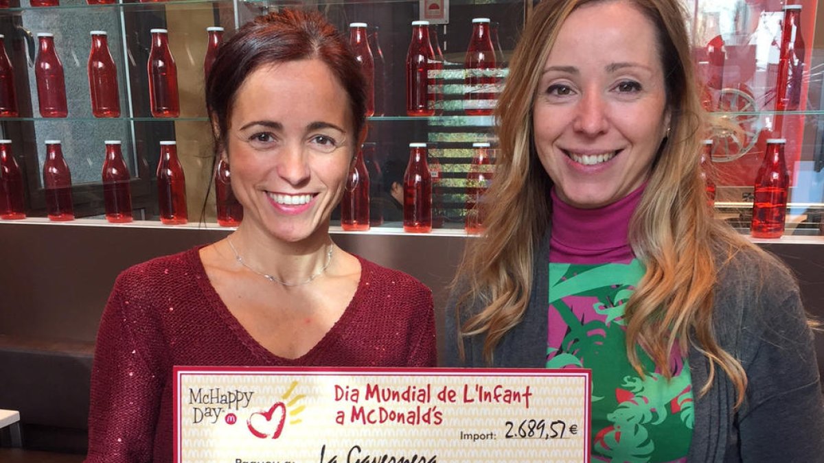 Xec de 2.689 euros per al centre d'acollida d'infants