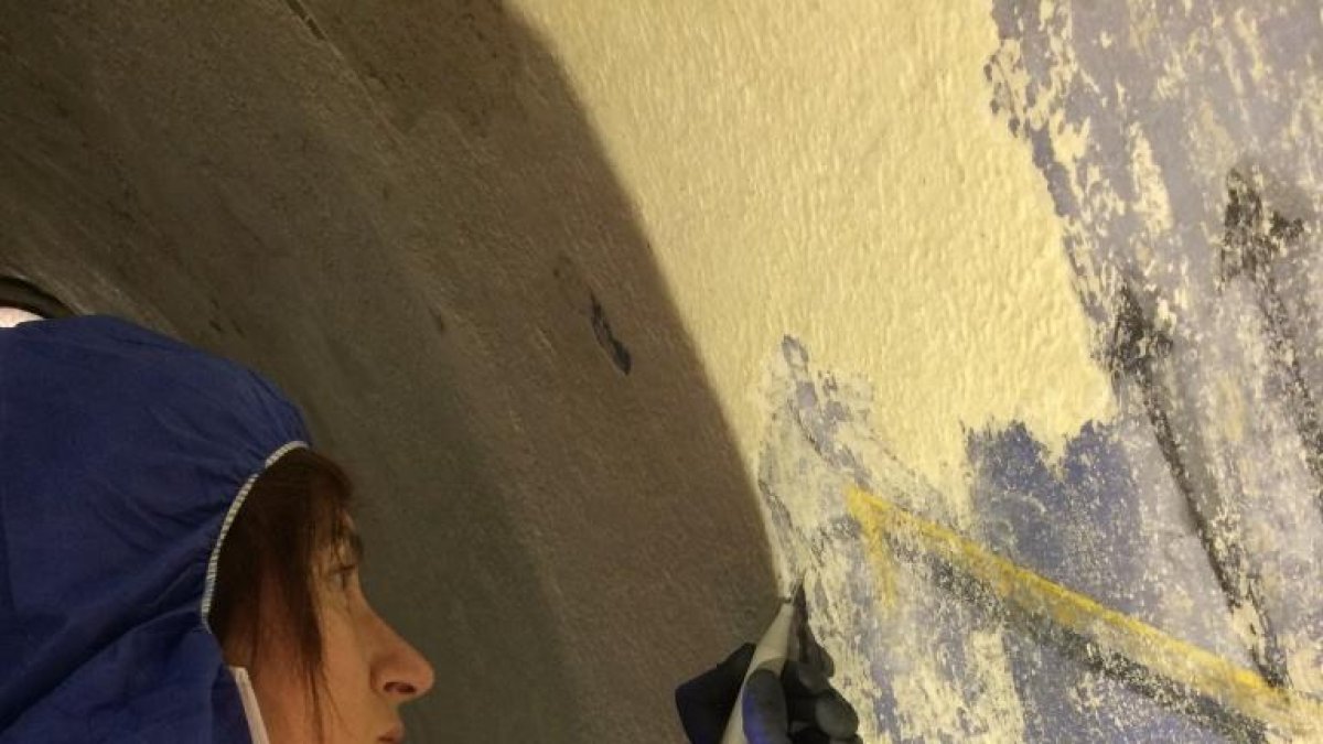 Els treballs a Sant Serni de Canillo descobreixen murals en principi atribuïts a Oromí