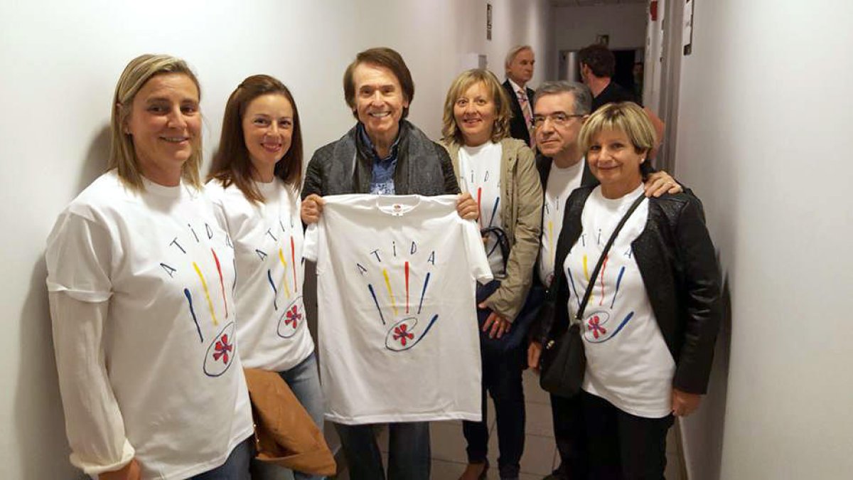Raphael mostra el seu suport al col·lectiu de trasplantats d'òrgans