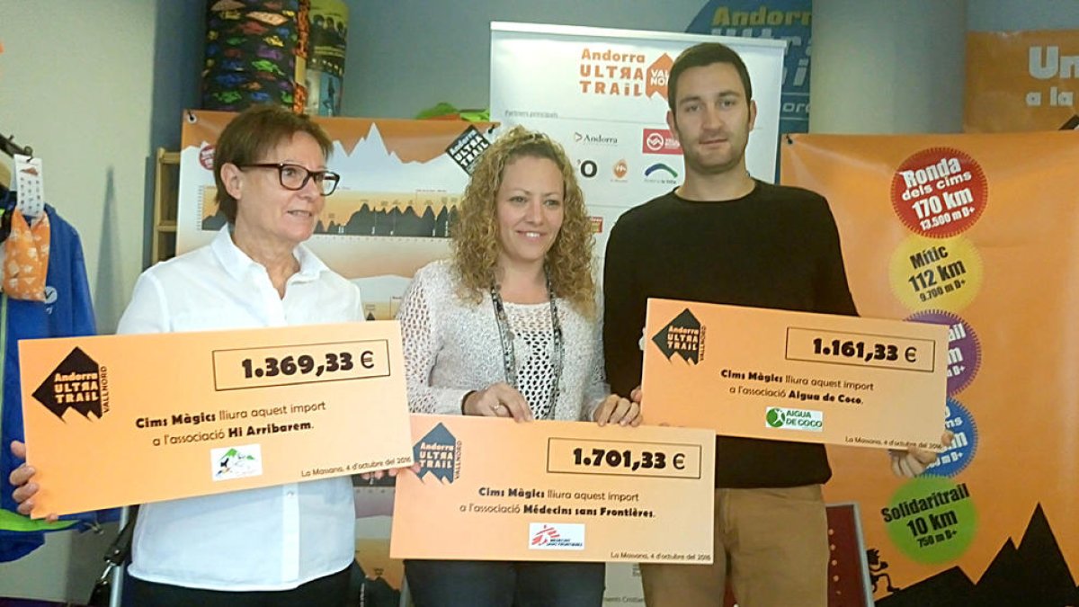 L'Andorra Ultra Trail dóna 5.000 euros a projectes solidaris