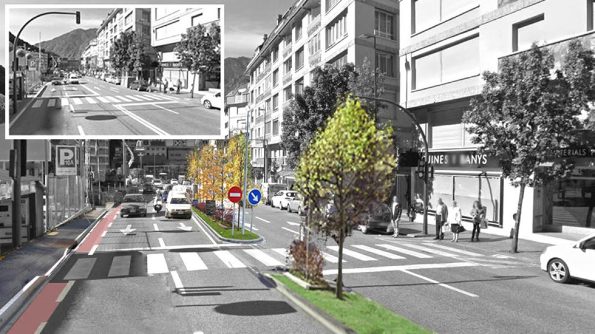 L'avinguda Tarragona tindrà una mitjana arbrada i carril bici