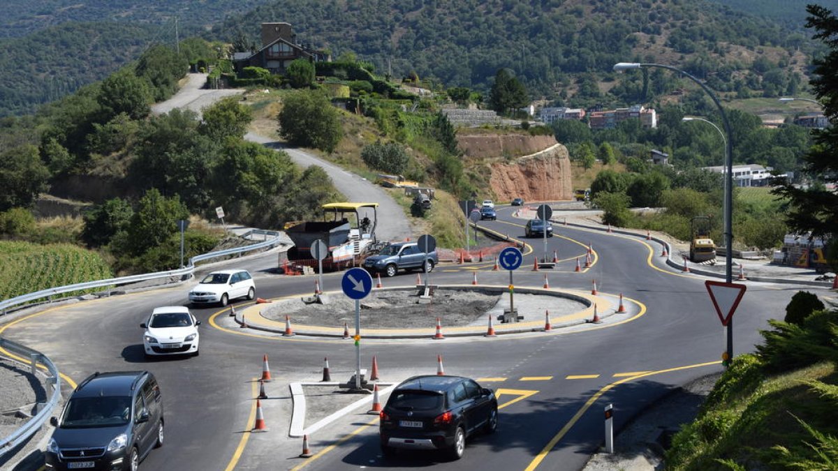 En funcionament la rotonda de l'N-260