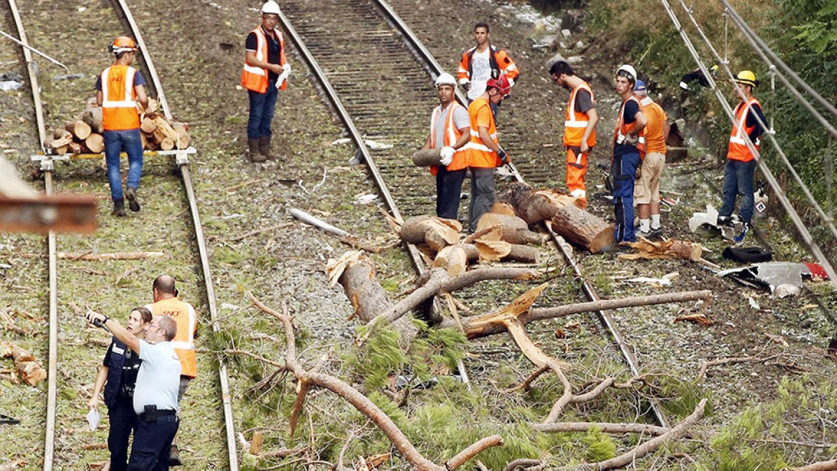 Tretze ferits en un accident de tren prop de Montpeller