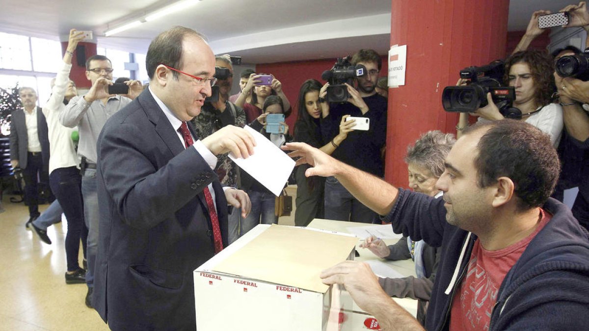 Reelecció d'Iceta com a primer secretari dels socialistes catalans