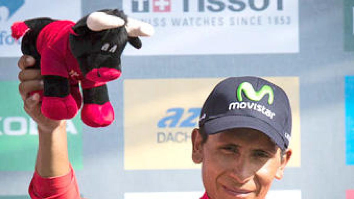 Quintana se situa líder a la Vuelta, amb Chaves quart a 57 segons