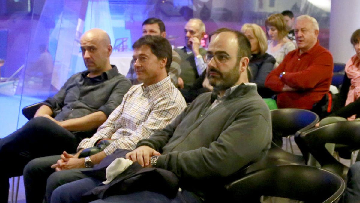 Amadeu Rossell ahir a la reunió de poble d'Escaldes-Engordany