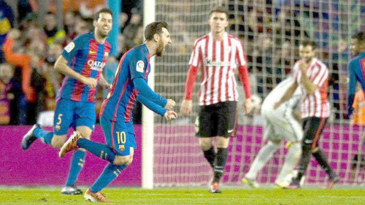 La MSN guia el Barça a quarts de final