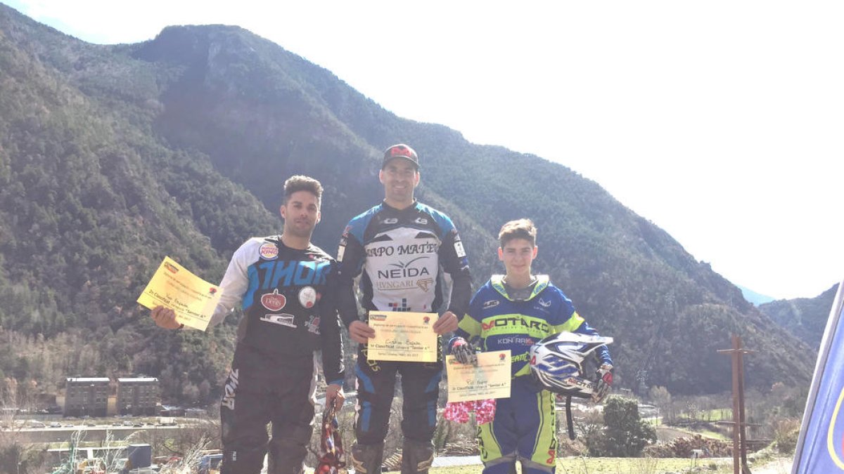 Cristian España, primer en l'estrena de l'Andorrà