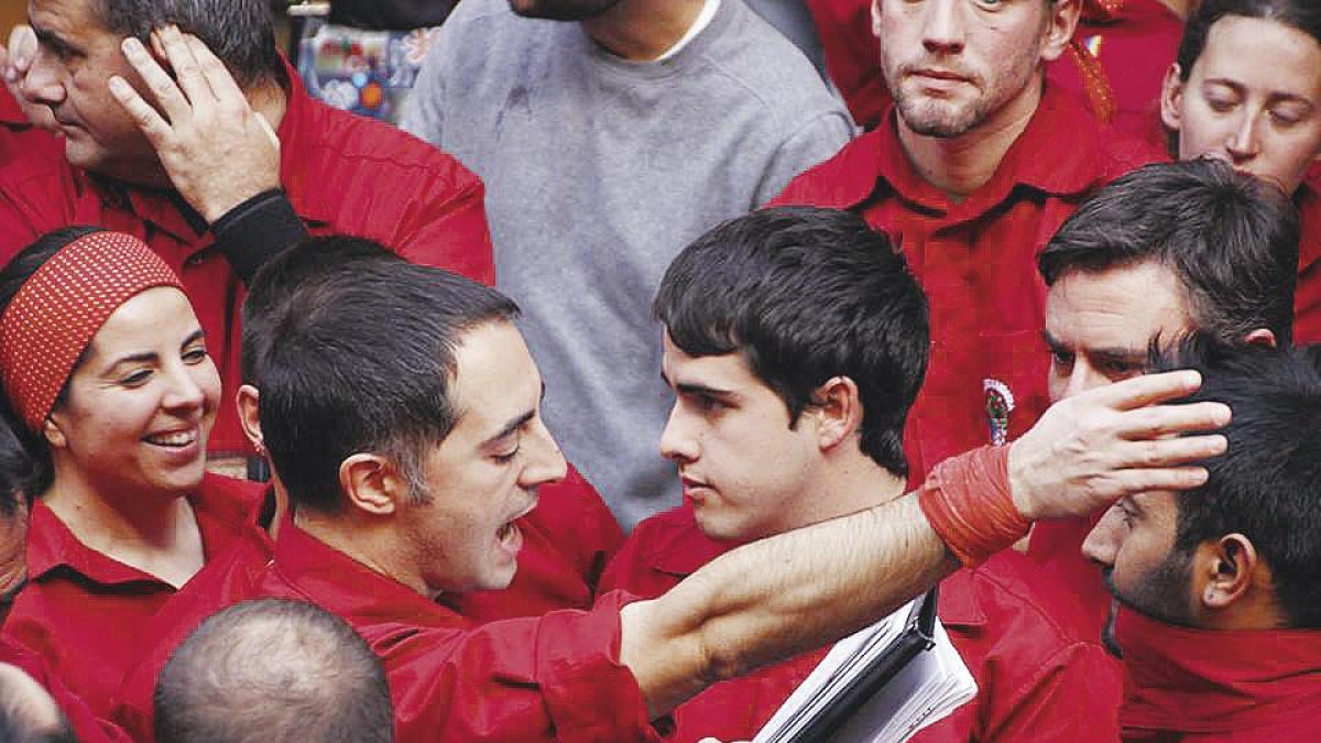 Xavier Martínez, cap de colla dels Castellers d'Andorra.