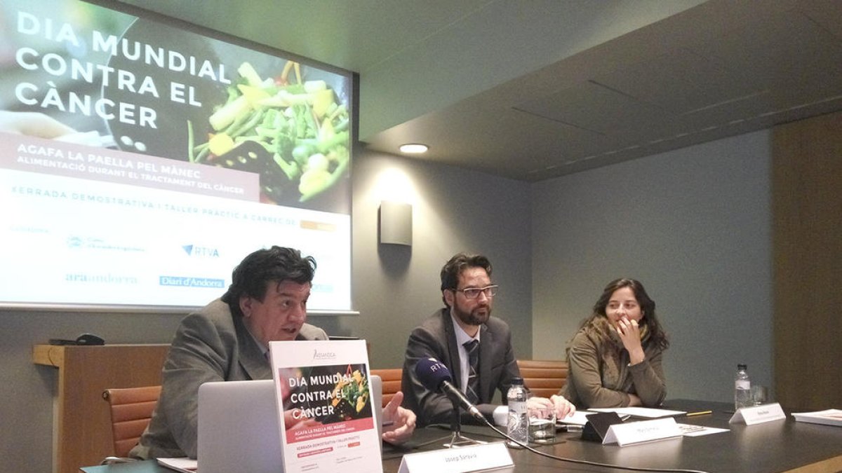 Organitzen un taller sobre l'alimentació durant el càncer