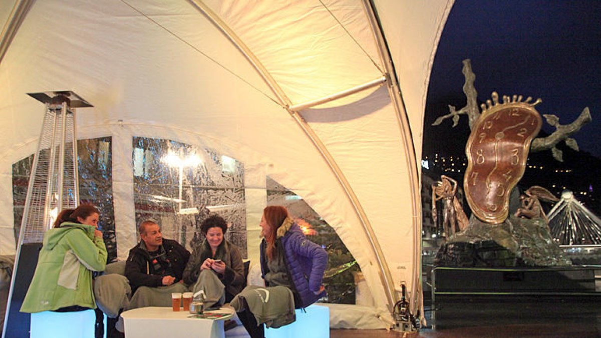 La Rotonda es converteix en un espai 'après-ski'