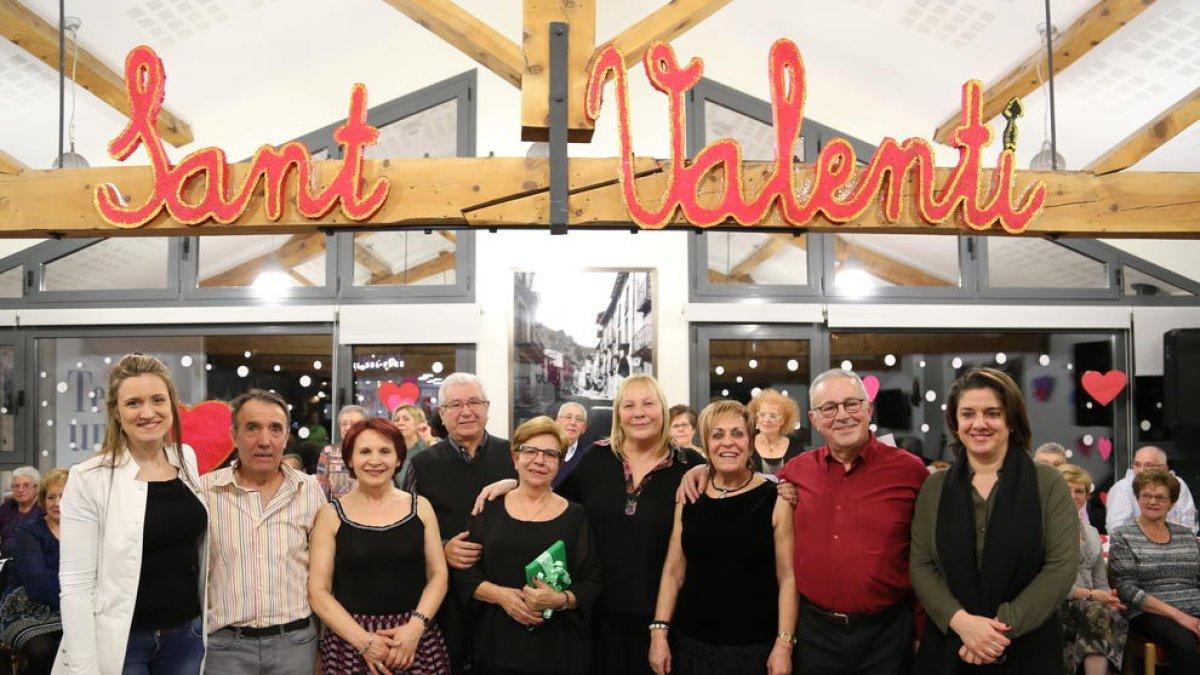 Uns noranta padrins celebren Sant Valentí
