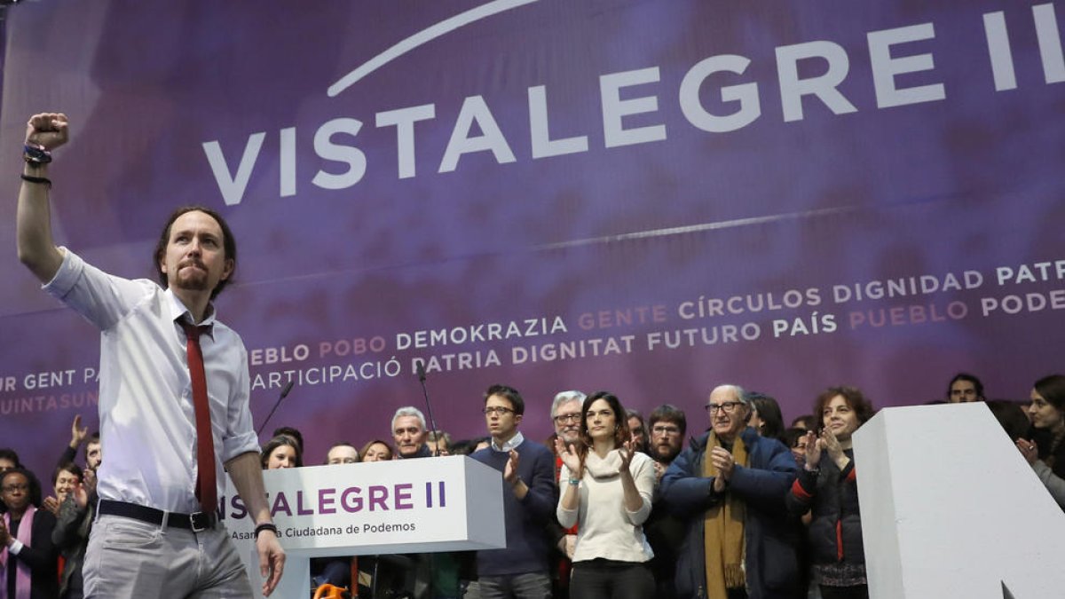 El consell ciutadà de Podem dona a Iglesias el control absolut del partit