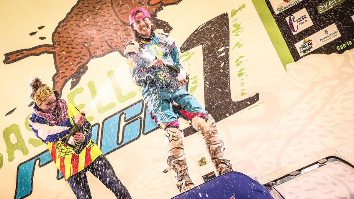 Podi de Margot Llobera a La Bassella Race