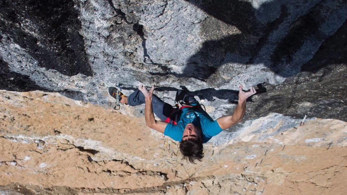 Guillem Colell assoleix una via de dificultat 8c+