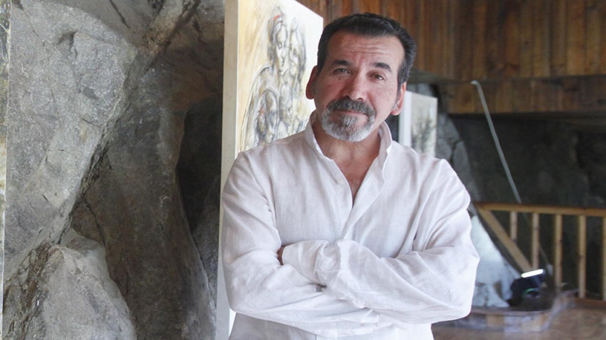 Calvente i el peruà Zeballos inauguren Art Centre Agüí