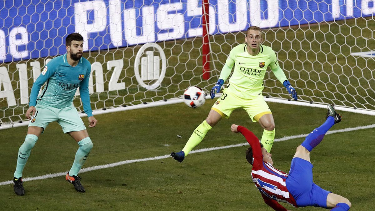 El Barça es juga la lliga al Calderón
