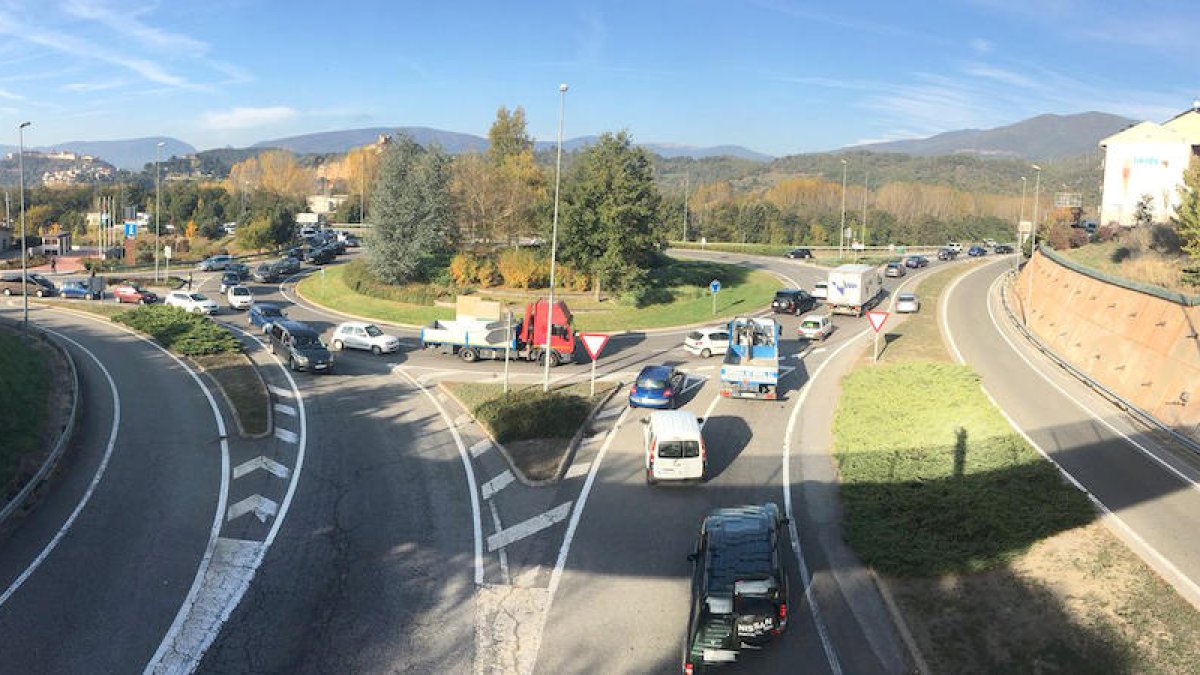 Els talls a l'N-145 es repetiran pels actes contra el procés català