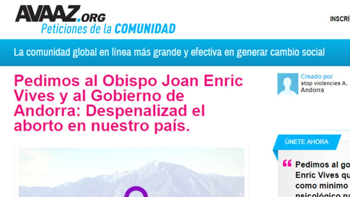 Campanya de recollida de suports per legalitzar l'avortament