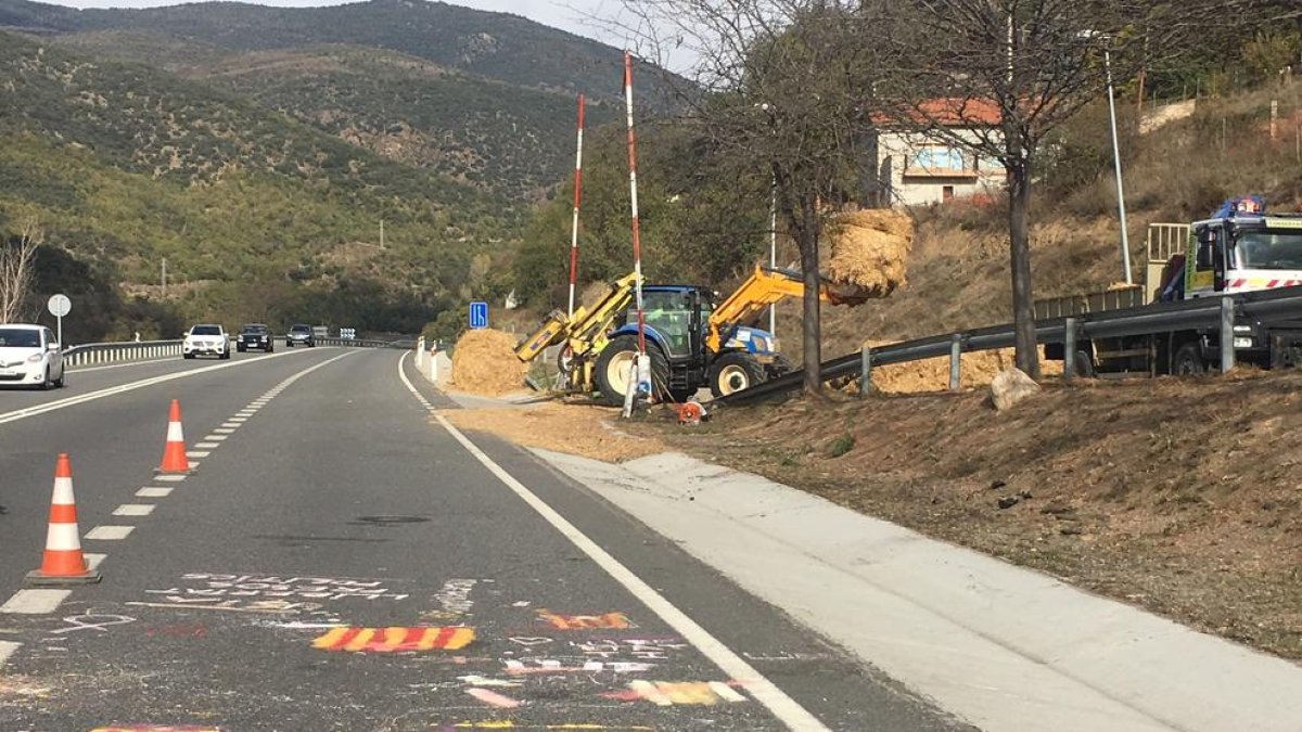 Denúncies a la guàrdia civil pel tancament de l'N-145