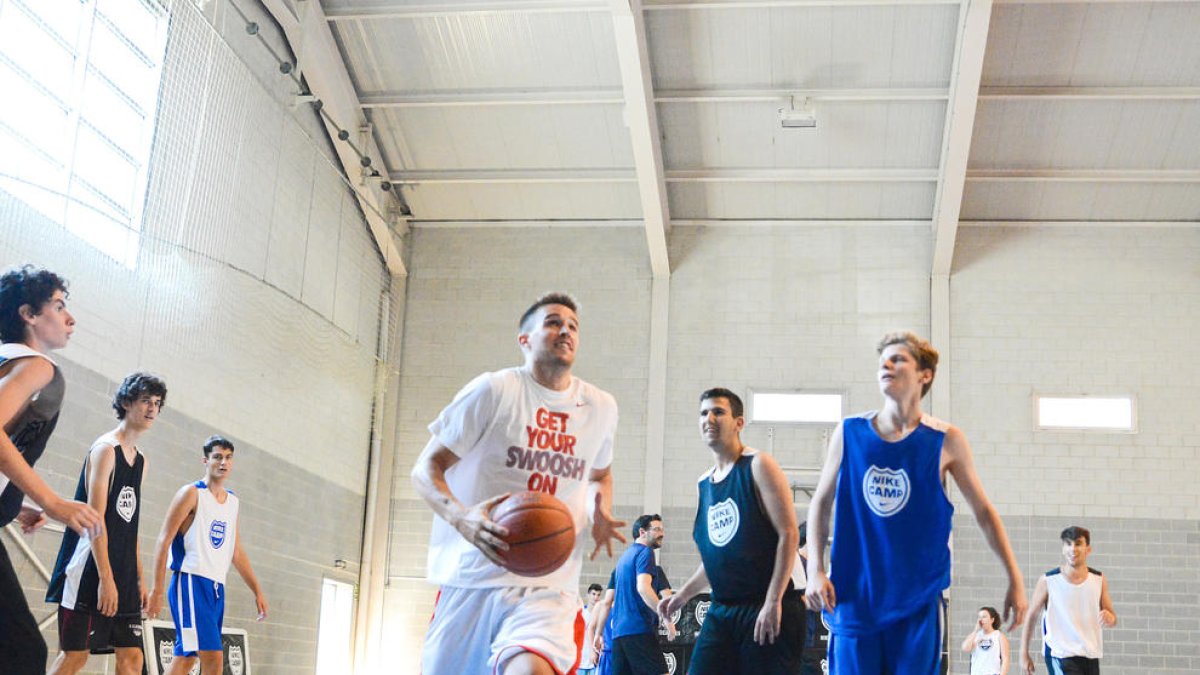 El Nike Camp Andorra abaixa el teló amb 
la visita d'Alberto Abalde i Xavi Rabaseda