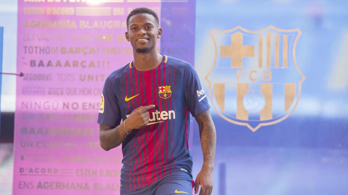 Nélson Semedo assegura que ho donarà tot pel Barça a la presentació