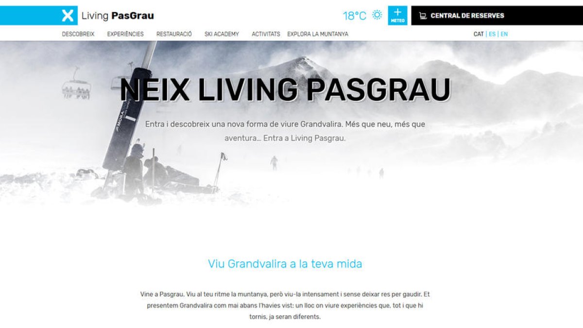 Saetde comença a vendre Pas-Grau fora de Grandvalira