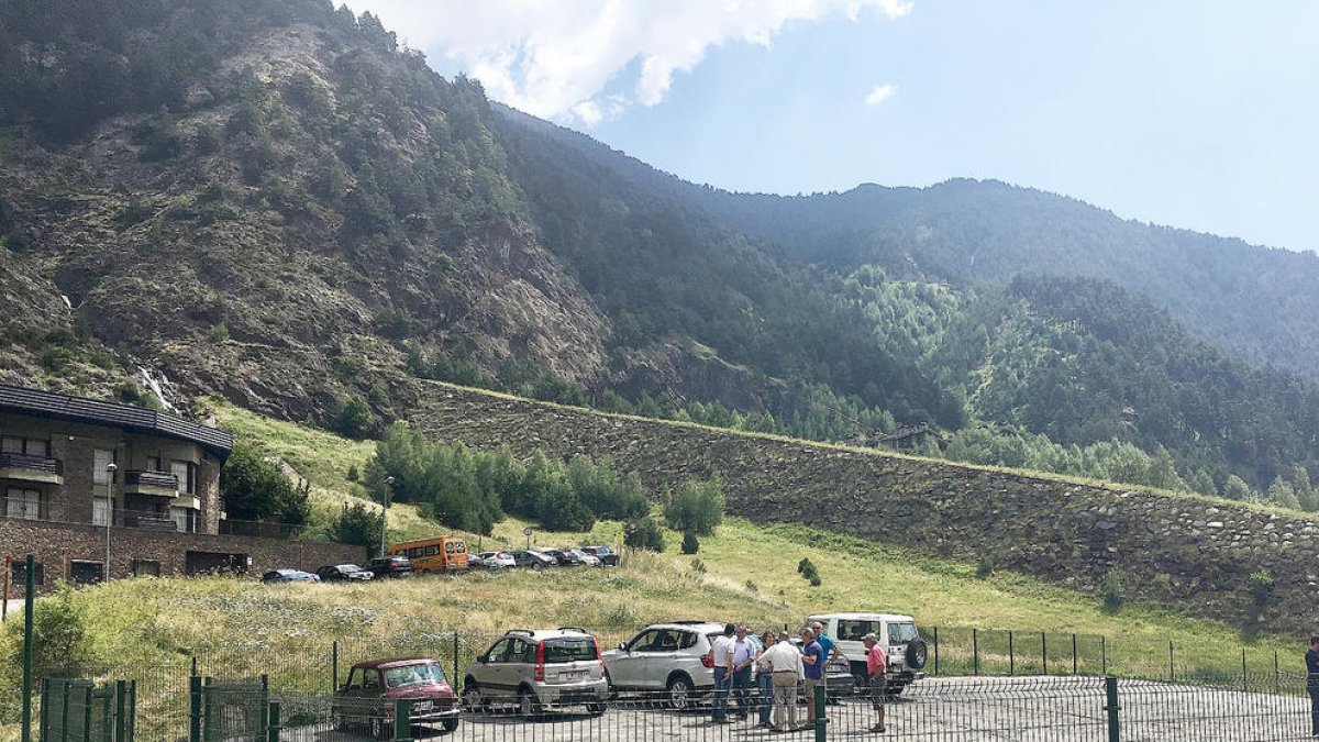 Nou aparcament al parc natural del Comapedrosa