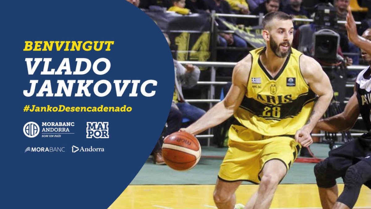 El MoraBanc Andorra fa oficial el fitxatge de Vlado Jankovic