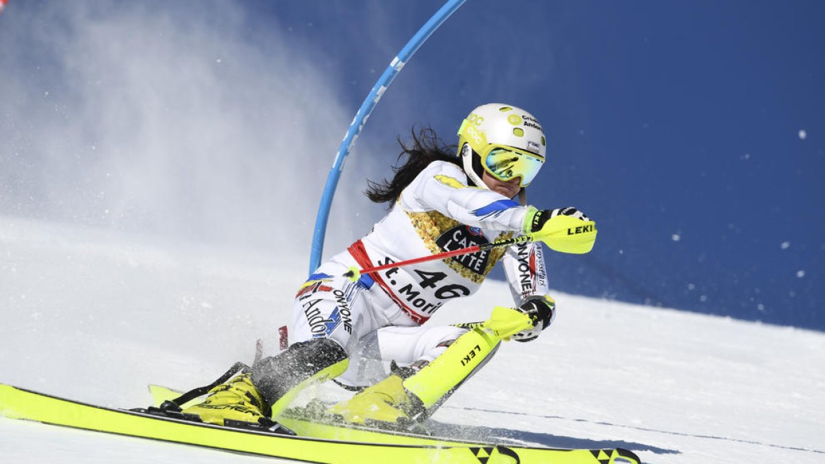 Mireia Gutiérrez no acaba l'eslàlom de Killington