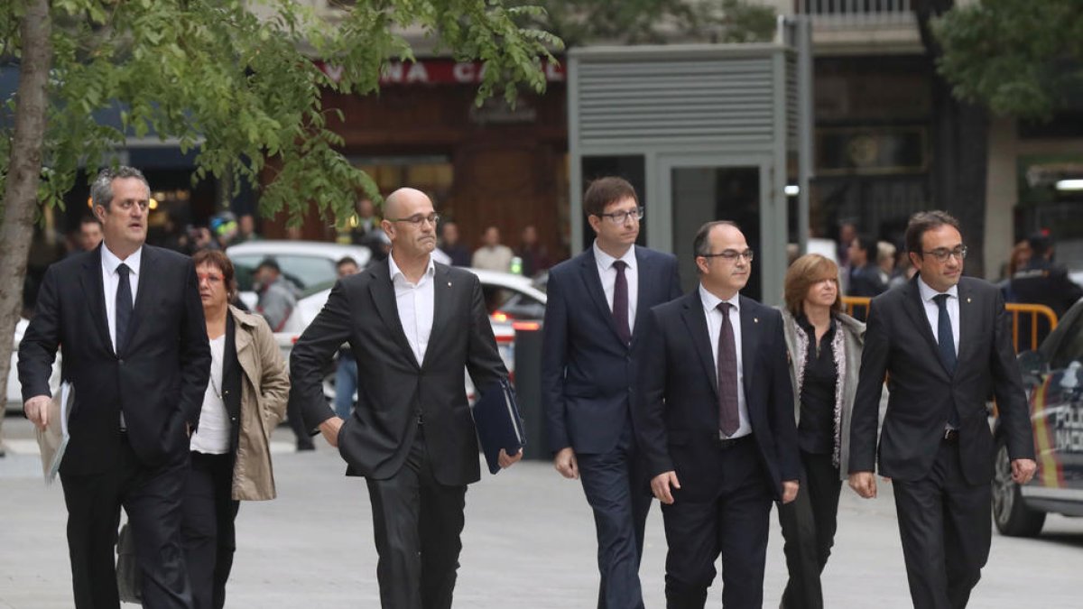 Els exconsellers demanen declarar al Suprem per quedar en llibertat