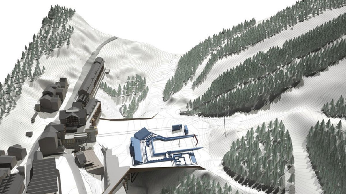 Tret de sortida de la primera fase de treballs de la plataforma de Soldeu