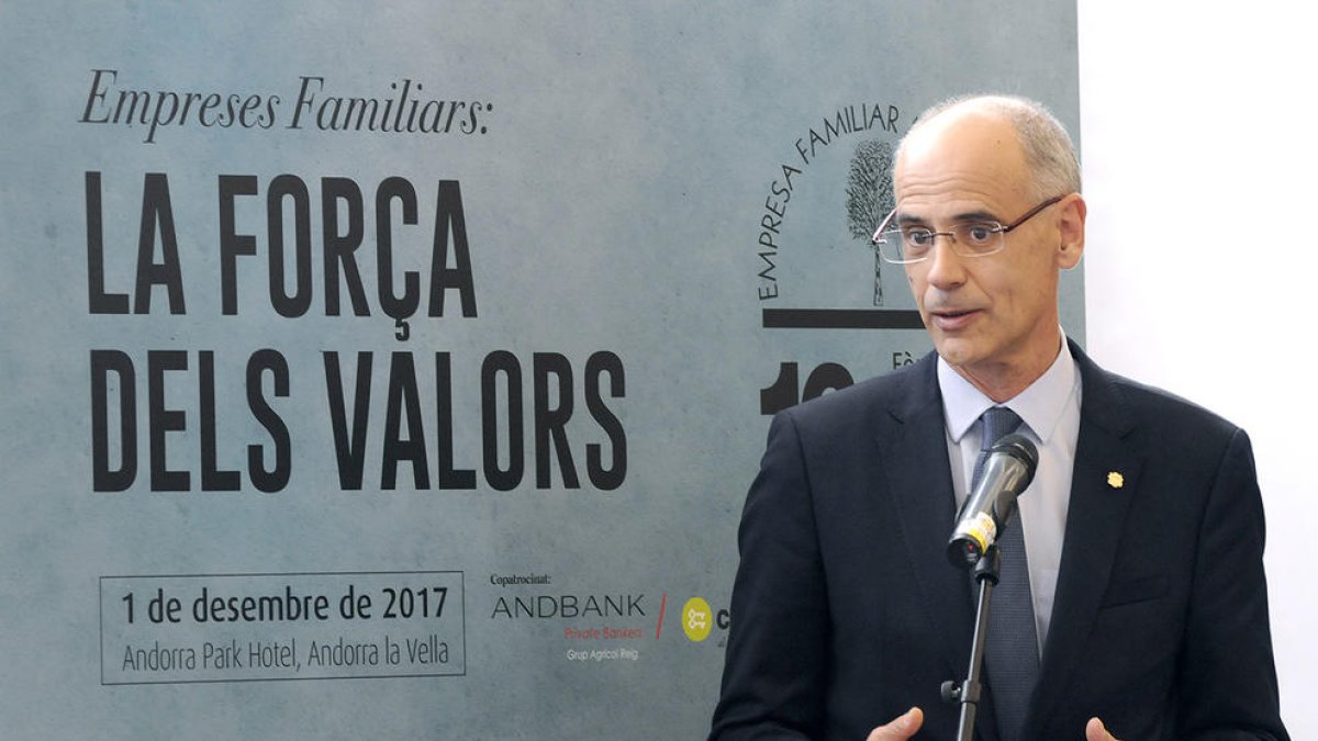 Martí reivindica l'andorranitat de l'empresa familiar