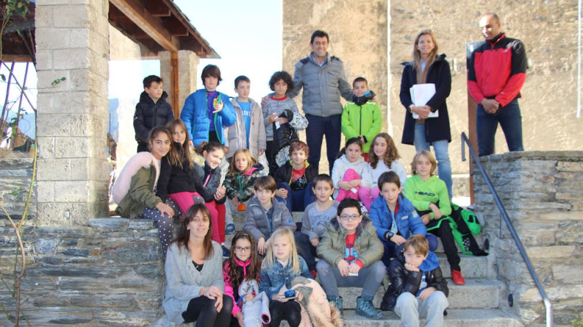 Els alumnes de l'escola francesa visiten el comú