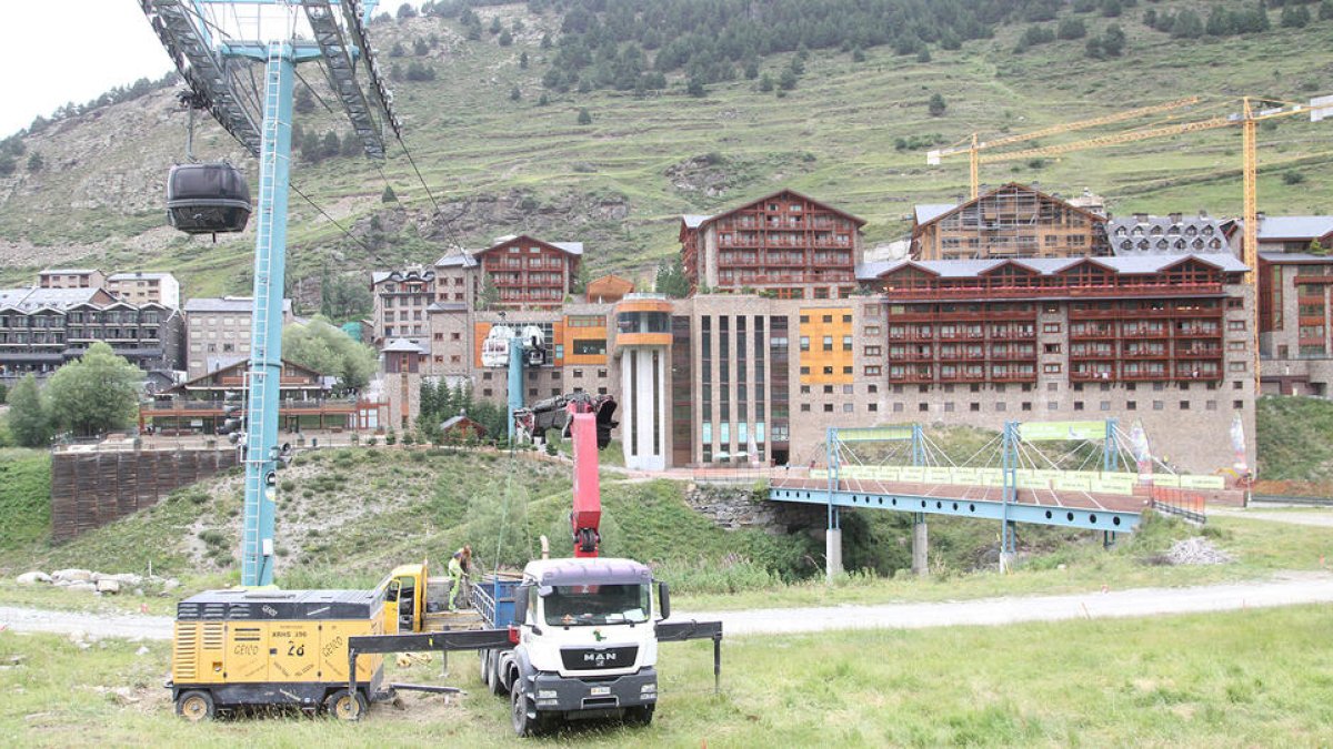 Ensisa agilitzarà l'obra de la plataforma per finalitzar-la el 2018