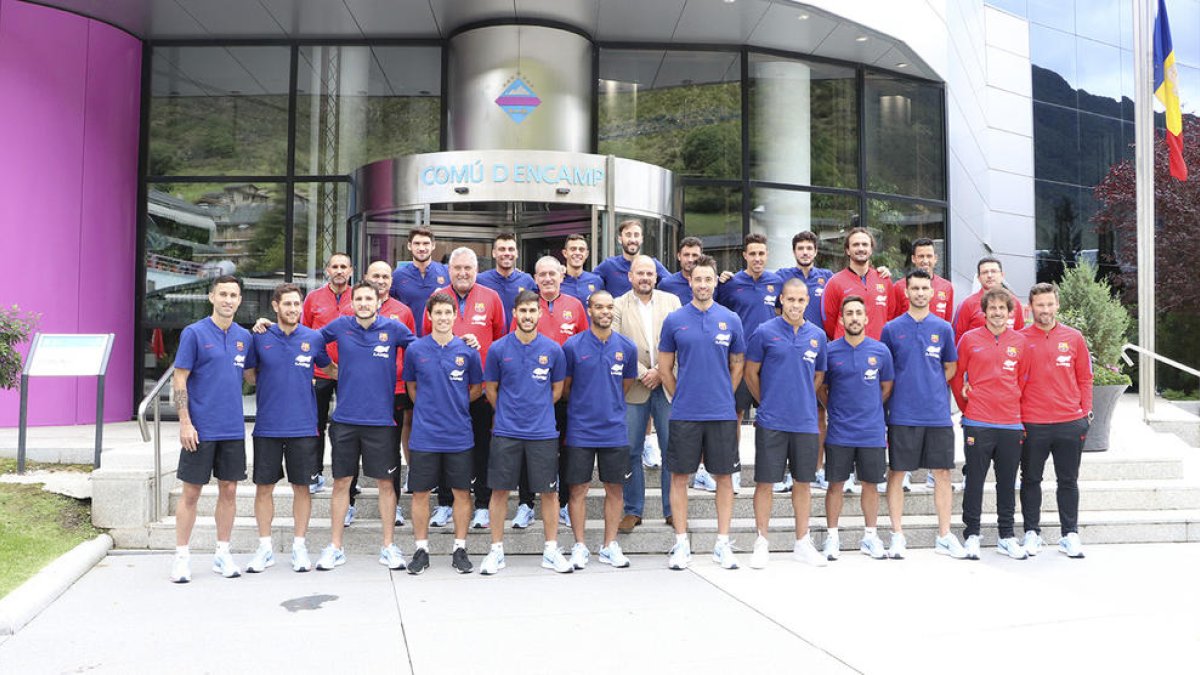 El Barça Lassa, satisfet amb les condicions de treball a Encamp